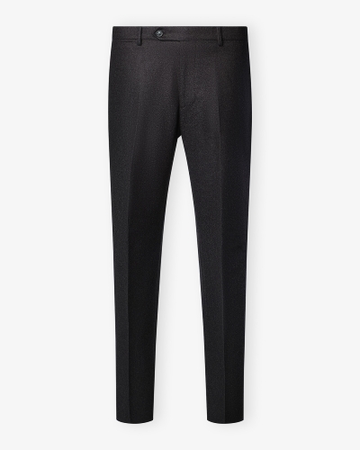 Berwich - Regular fit trousers flannel - Brown
