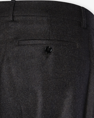 Berwich - Regular fit trousers flannel - Brown