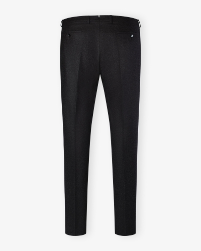 Berwich - Regular fit trousers flannel - Brown