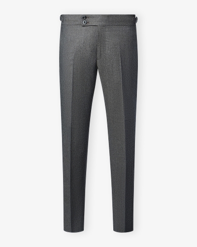 Berwich - Morrello chic - Trousers flannel - Greige