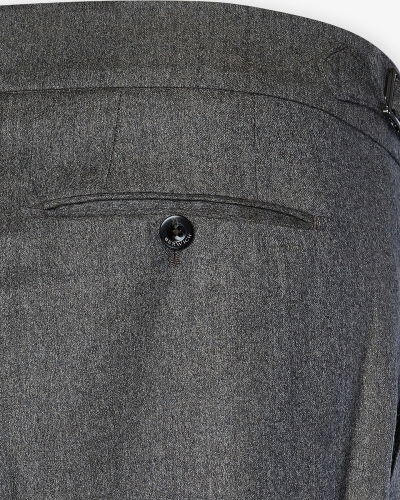 Berwich - Morrello chic - Trousers flannel - Greige