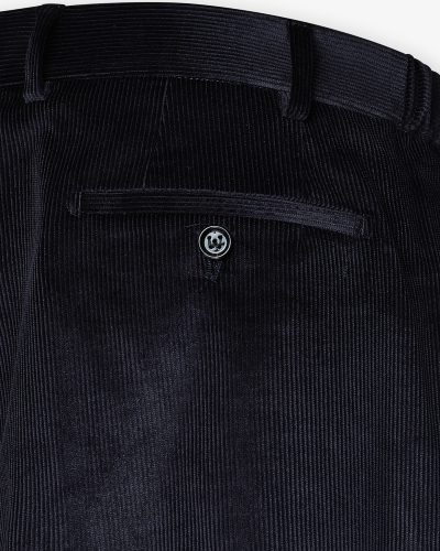 Berwich - Trousers corduroy - Navy