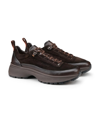 Santoni - Easy bounce mountain sneaker - Brown