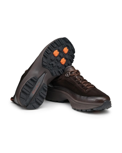 Santoni - Easy bounce mountain sneaker - Brown
