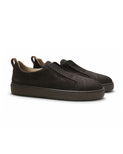 Santoni - Slip on sneaker - Sartorial - Brown