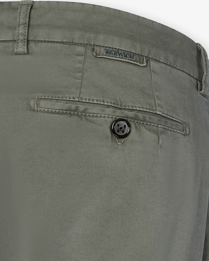 BERWICH Berwich - Trousers winter cotton - Olive