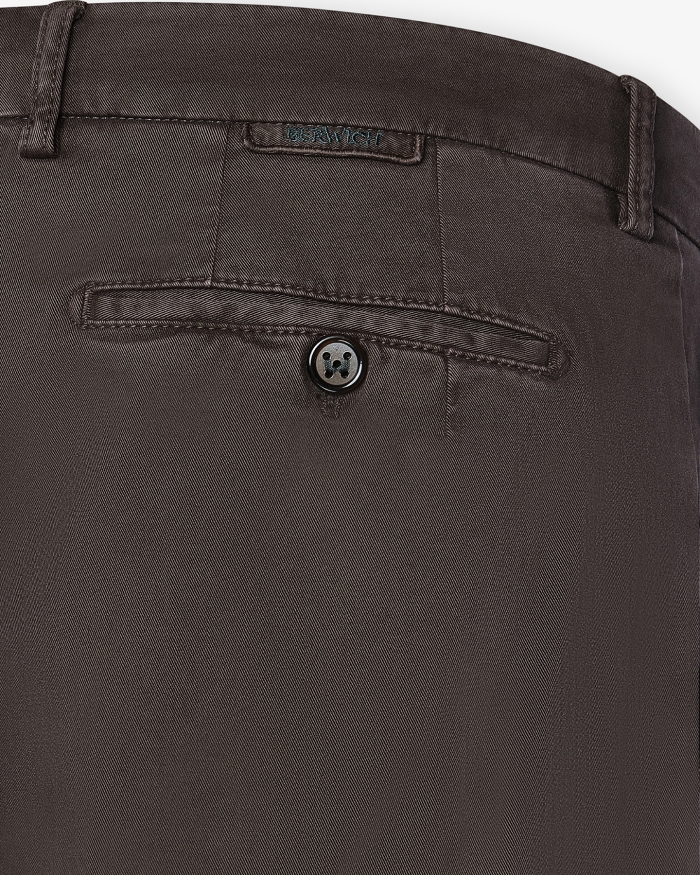 BERWICH Berwich - Trousers cotton elax - Brown