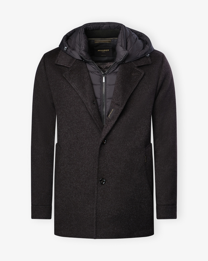 MOORER MooRER - Car coat wool cashmere - Brown
