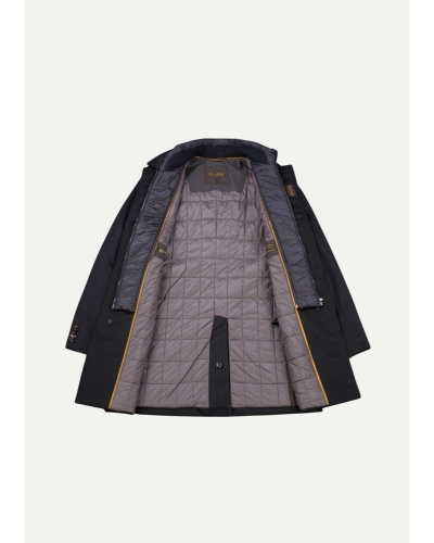 MooRER - Overcoat wool cashmere - Navy
