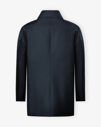 MooRER - Aquaproof padded overcoat - Navy