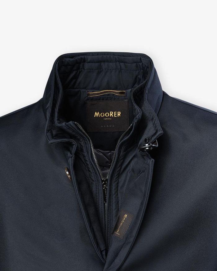 MOORER MooRER - Storm system padded coat - Navy