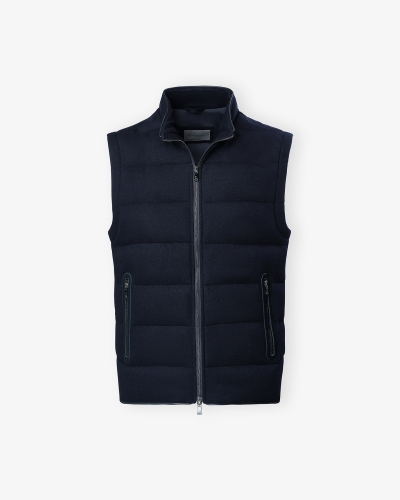 Corneliani - Vest cashmere wool - Navy