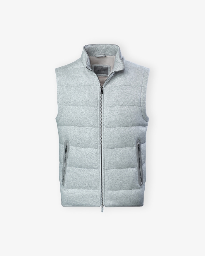 CORNELIANI Corneliani - Vest cashmere wool - Grey