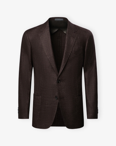 Corneliani - Jacket wool silk cashmere - Bordeaux