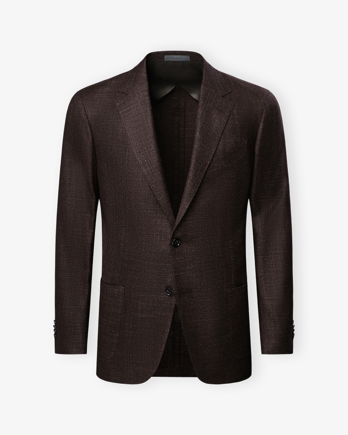 CORNELIANI Corneliani - Jacket wool silk cashmere - Bordeaux