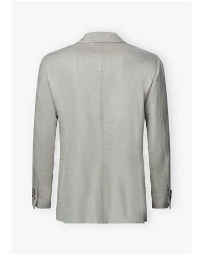 Borrelli Napoli - Herringbone jacket wool cashmere - Beige