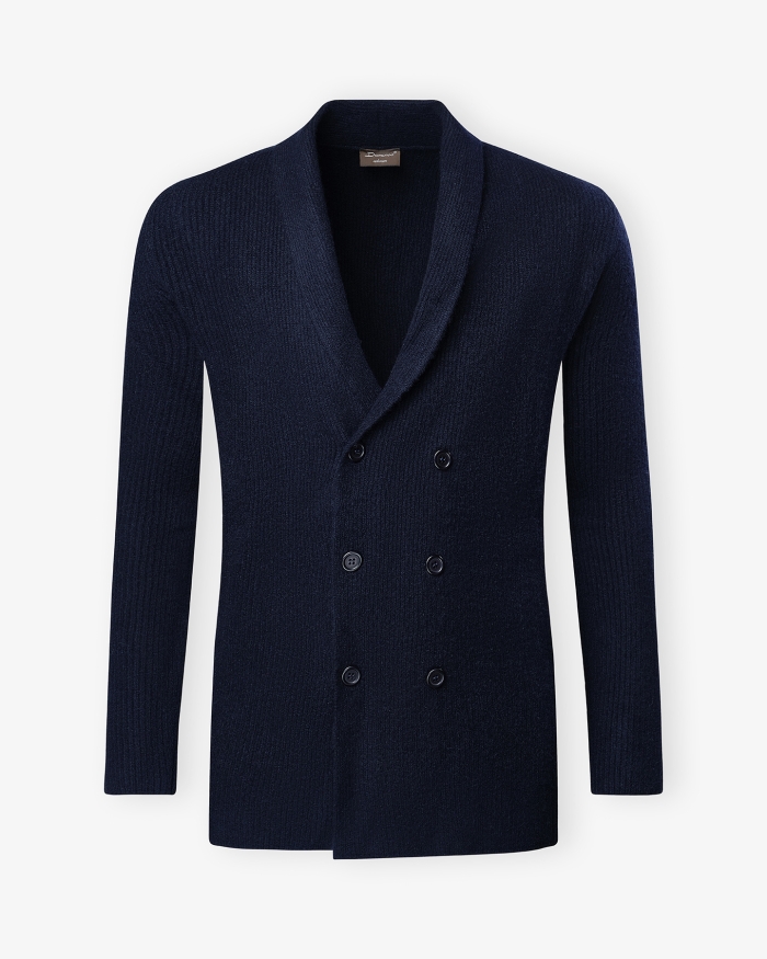 DORIANI CASHMERE Doriani Cashmere - Cardigan cashmere - Navy