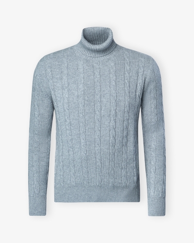 Doriani Cashmere - Turtleneck cashmere - Grey