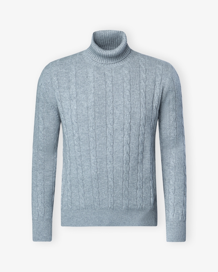 DORIANI CASHMERE Doriani Cashmere - Turtleneck cashmere - Grey