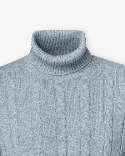 Doriani Cashmere - Turtleneck cashmere - Grey