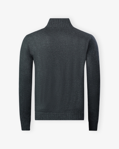 Doriani Cashmere - Half zip cashmere - Grey