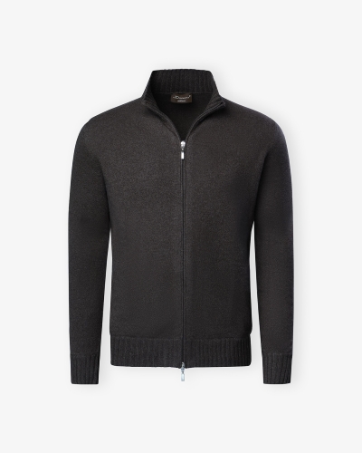 Doriani Cashmere - Full zip cashmere - Brown