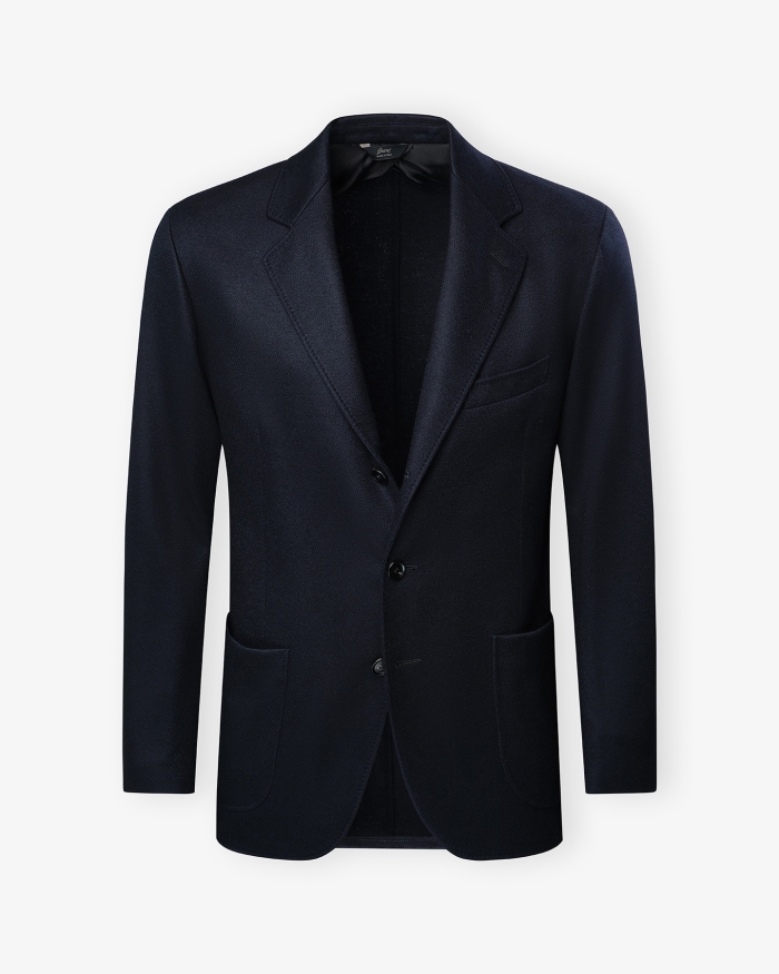 BRIONI Brioni - Jersey blazer cashmere - Navy