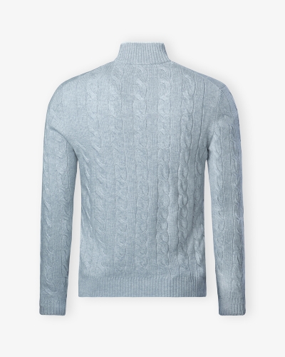 LHDA - Cardigan with buttons - Wool cashmere - Grey