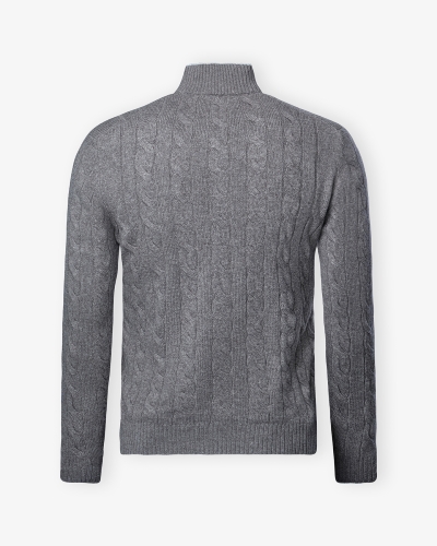 LHDA - Cardigan with buttons - Wool cashmere - Greige