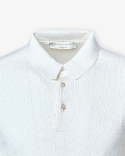LHDA - Polo long sleeve cashmere - Cream