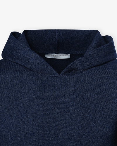 LHDA - Hooded knit cashmere - Navy