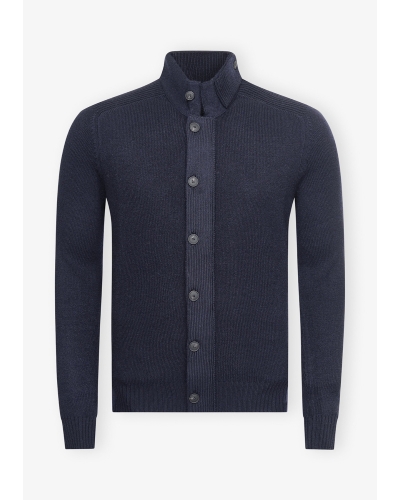 LHDA - Vest zipper and buttons - Navy