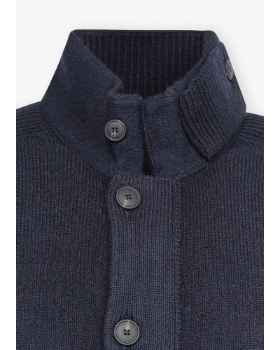 LHDA - Vest zipper and buttons - Navy