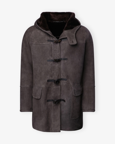 Rifugio - Iconic shearling coat - Greige