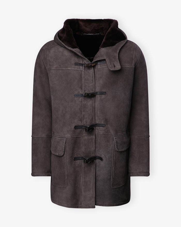 RIFUGIO NAPOLI Rifugio - Iconic shearling coat - Greige