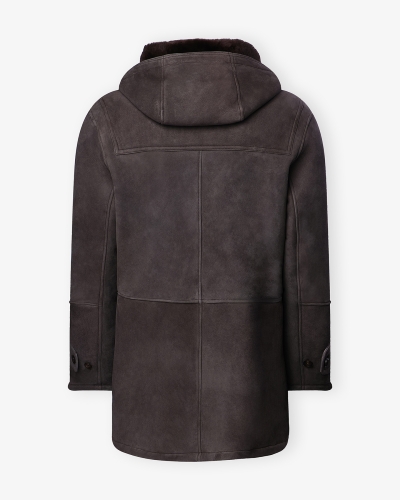 Rifugio - Iconic shearling coat - Greige