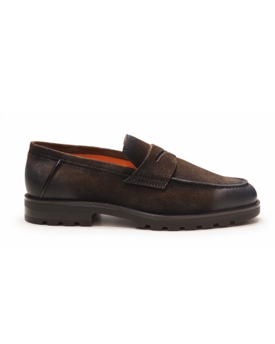 Santoni - Penny loafer - Brown