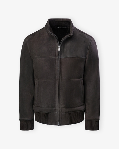 Rifugio - Shearling jacket - Dark greige