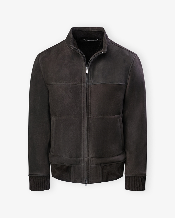 RIFUGIO NAPOLI Rifugio - Shearling jacket - Dark greige