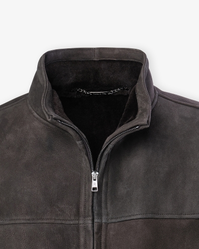 Rifugio - Shearling jacket - Dark greige