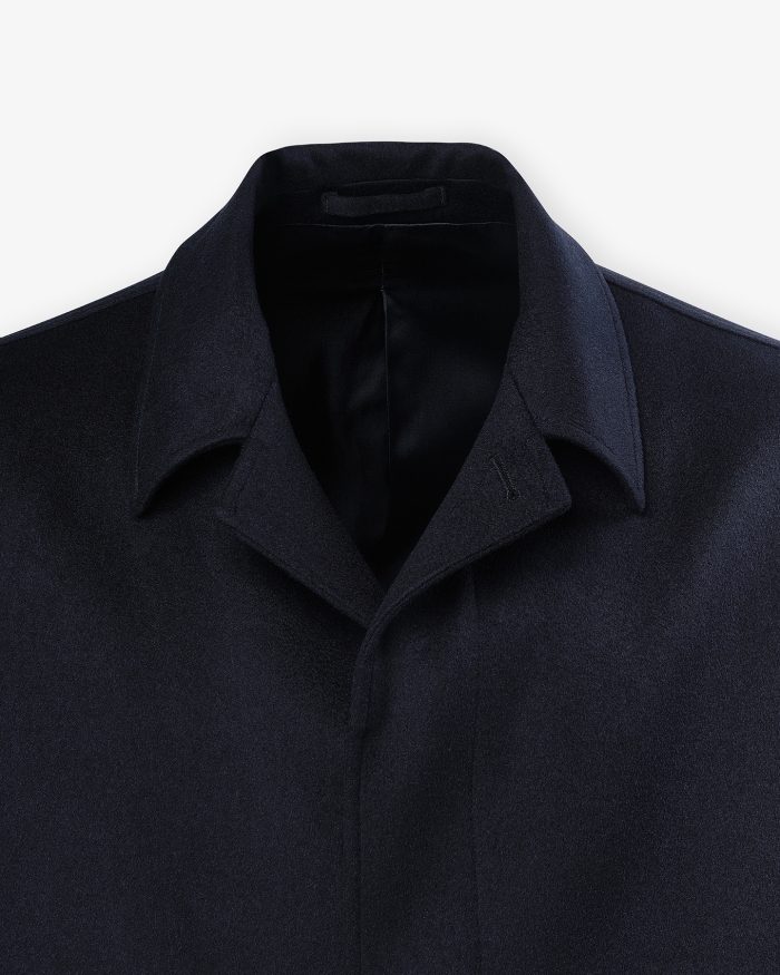 LARDINI Lardini x Loro Piana - Trench virgin wool - Navy