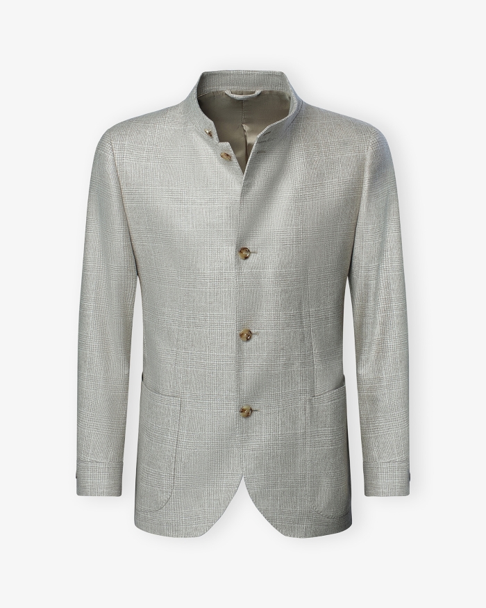 LARDINI Lardini x Loro Piana - Stand collar jacket cashmere - Beige