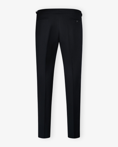 Berwich - Morrello chic - Trousers flannel - Navy