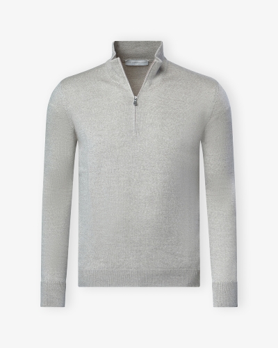 LHDA - Half zip virgin wool - Beige