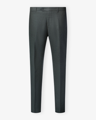 Berwich - Regular fit trousers flannel - Olive