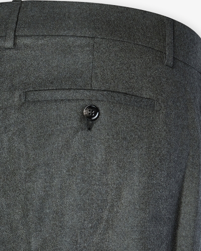 Berwich - Regular fit trousers flannel - Olive