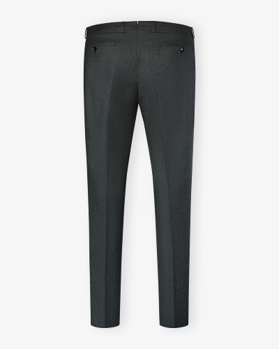 Berwich - Regular fit trousers flannel - Olive