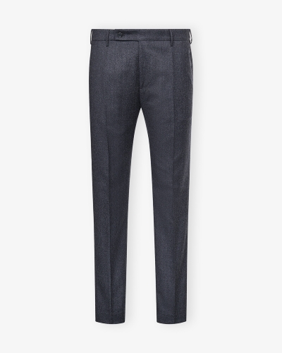 Berwich - Morrello trousers wool flannel - Dark grey