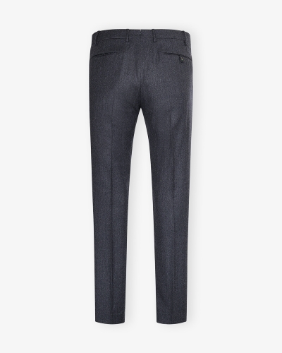 Berwich - Morrello trousers wool flannel - Dark grey