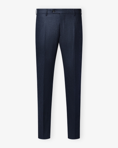 Berwich - Morrello trousers wool flannel - Dark blue